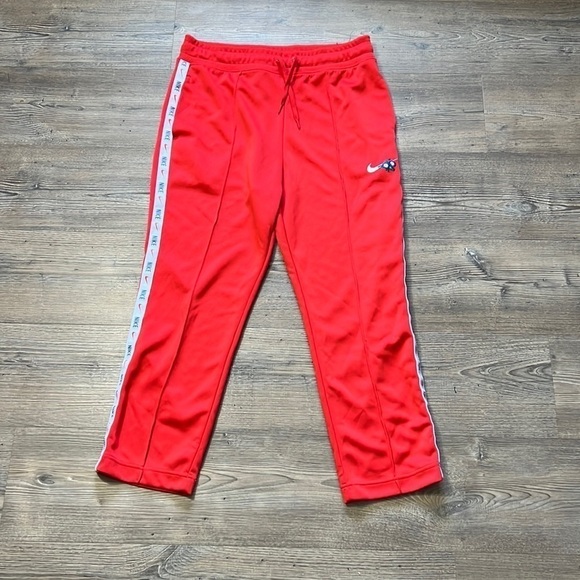 Nike Sportswear Men’s Taped Poly Track Pants Soft Knit Everday Comfort Sz L - Picture 2 of 8